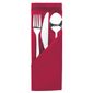 HB566 Occasions Polyester Napkins Burgundy (Pack of 10)