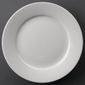 CC208 Wide Rimmed Plates 228mm White (Pack of 12)