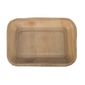 DK380 Deep Palm Leaf Plates Rectangular 250mm (Pack of 100)