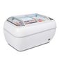 DUPLA 2.2DEHC 425 Ltr White Island Display Chest Freezer With Glass Lid