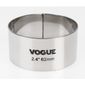 E060 Stainless Steel Mini Gateaux Mould 62 x 30mm