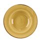 DM468 Round Wide Rim Bowls Mustard Seed Yellow 280mm (Pack of 12)