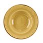 DM468 Round Wide Rim Bowl Mustard Seed Yellow 280mm (Pack of 12)