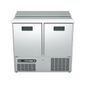 Xtra XRS2H 258 Ltr 2 Door Stainless Steel Refrigerated Pizza / Saladette Prep Counter