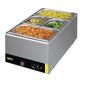 S007 2 x 1/3GN & 2 x 1/6GN Electric Countertop Bain Marie Wet Heat With Pans