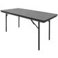 GC595 ABS Rectangular Folding Table Grey 5ft