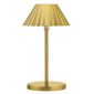 Aruba FU994 Cordless LED Table Lamp Brushed Gold 230mm (Pack of 6)