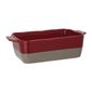 DB522 Red And Taupe Ceramic Roasting Dish 2.5Ltr