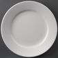 CC206 Wide Rimmed Plates 165mm White (Pack of 12)