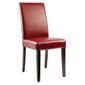 GH443 Faux Leather Dining Chairs Red (Pack of 2)