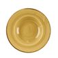 DM469 Round Wide Rim Bowl Mustard Seed Yellow 240mm (Pack of 12)