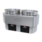 RHW2-2 2 x 10 Ltr Electric Round Heat Well Bain Marie