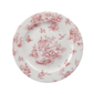 Vintage Prints GF612 Tea Plates Cranberry Toile Print 210mm (Pack of 6)