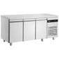 SL999-HC Heavy Duty 353 Ltr 3 Door Stainless Steel Slimline Refrigerated Prep Counter