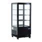 C-Series CX577 68 Ltr Freestanding Energy Efficient Self Serve Refrigerated Black Cake Display Fridge