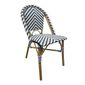 CH111 Parisian Style Rattan Side Chair Black (Pack of 2)