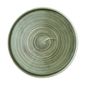 CX645 Stonecast Patina Walled Plates Green 260mm (Pack of 6)