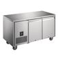 U-Series UA005 Medium Duty 267 Ltr 2 Door Stainless Steel Refrigerated Prep Counter