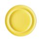 Heritage DW146 Raised Rim Plates Yellow 203mm (Pack of 4)
