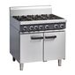 Cobra CR9D-P 6 Burner Propane Gas Oven Range