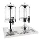 J184 Double Juice Dispenser with Drip Tray