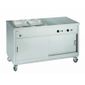 HOT121/2BM 1200mm Mobile Hot Cupboard With Bain Marie Top