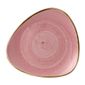 FJ905 Stonecast Petal Pink Triangle Plate 9 " (Pack of 12)
