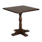 FT510 Oxford Vintage Wood Pedestal Square Table 760x760