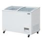 G-Series GM499 270 Ltr White Display Chest Freezer With Glass Lid