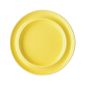DW706 Raised Rim Plates Yellow 205mm (Pack of 4)