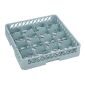 F612 500mm Glass Rack 16 Compartments