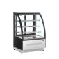 LPD900C 905mm Wide Curved Glass Patisserie Serve Over Counter Display Fridge