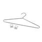 DP918 Chrome Plated Steel Hangers with Tags (Pack of 50)