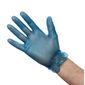 CB254-XL Powdered Vinyl Gloves Blue Extra Large (Pack of 100)