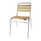 GK997 Aluminium & Ash Bistro Side Chairs (Pack of 4)