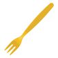 DL119 Polycarbonate Fork Yellow (Pack of 12)