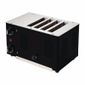 Regent DA221 4 Slice Black Toaster