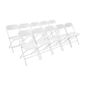 GD387 Folding Chair White (Pack of 10)