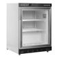 UF200G 200 Ltr Undercounter Single Glass Door White Display Freezer