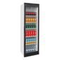 Green SPG385 379 Ltr Upright Single Glass Door White Display Fridge