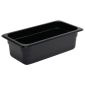 U463 Polycarbonate 1/3 Gastronorm Container 100mm Black