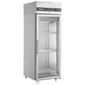 CBP172CR 654 Ltr Upright Single Glass Door Stainless Steel Display Freezer