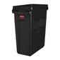 CP652 Slim Jim Container with Venting Channels Black 60Ltr