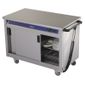 HC30MS 1270mm Wide Mobile Hot Cupboard With Plain Top