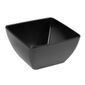 DP146 Curved Black Melamine Bowl 8"