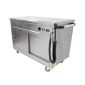 MSF12 1305mm Wide Mobile Hot Cupboard With Plain Top