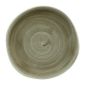 Patina HC821 Antique Organic Round Plates Green 264mm (Pack of 12)
