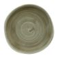 Patina HC821 Antique Organic Round Plates Green 264mm
