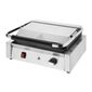 CU602 Electric Single Contact Panini Grill - Ribbed Top & Bottom