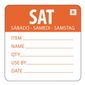 L071 Removable Day of the Week Label Saturday (Pack of 500)
